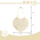 Sheep Puff Cookie Heart Bag(4th Reservation/11 Colours/2 Sizes/Full Payment Without Shipping)